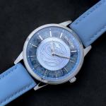 HOLZKERN | Avatar Water Tribe Damen Armbanduhr (Marmor / Blau)